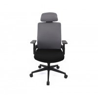 Кресло АКЛАС Наос (Серый/Черный) Кресло АКЛАС Наос (Серый/Черный)